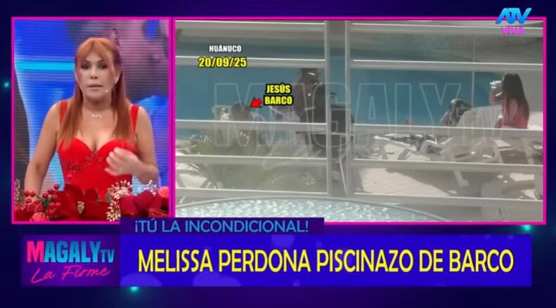Magaly Medina critica a Melissa Klug por beso público con Jesús Barco: “Patética es tu actitud”