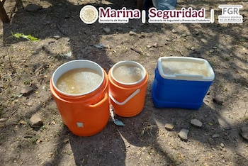 Localizan y deshabilitan un narcolaboratorio en Culiacán: fueron confiscados 100 kilos de metanfetamina. Semar