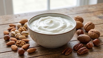 Tres frutos secos que pueden acompañar al yogurt griego para aumentar la masa muscular
