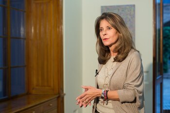 La vicepresidenta Ramírez, mano derecha