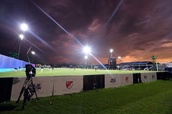 Una de las canchas donde