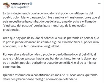 Gustavo Petro cuestionó a quienes