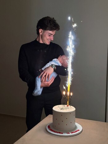 Julián Álvarez celebró junto a