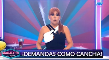 Magaly Medina responde tras condena de Cuto Guadalupe: “La Justicia tendría que tener un poco de discernimiento”. Captura: Magaly TV La Firme.
