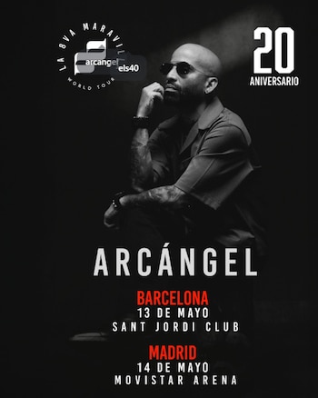 Arcángel anuncia dos conciertos en