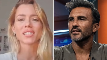 Nicole Neumann en pie de