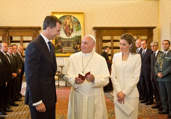 El Rey Felipe VI, durante