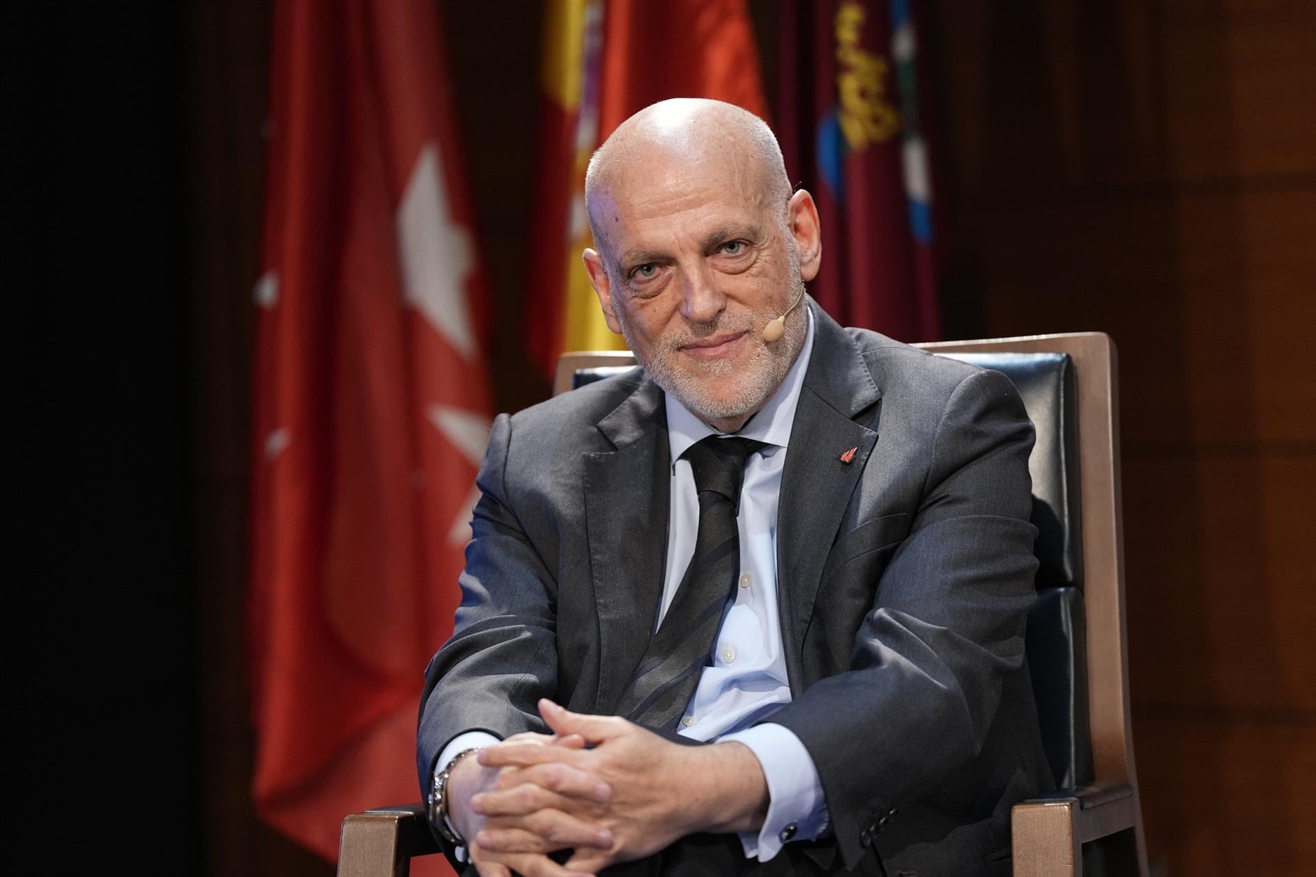 Javier Tebas responde a Florentino Pérez por el ‘caso Negreira’: «No es indignación, es teatro»