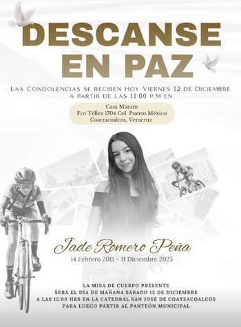 La joven compartió en redes