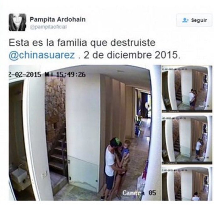 El famoso tuit de Pampita apuntando contra la China Suárez en el que expuso fechas que