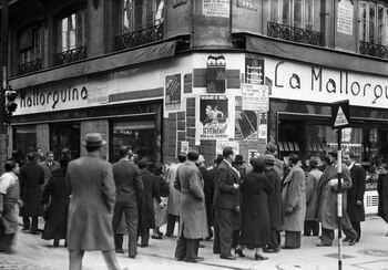La fachada de la pastelería