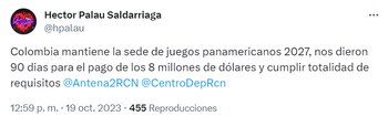 Barranquilla debería pagar ocho millones
