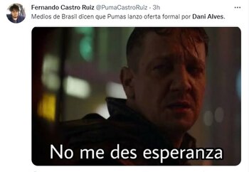 memes Dani Alves a Pumas
Pumas
dani alves
dani alves pumas
fichajes pumas
memes pumas