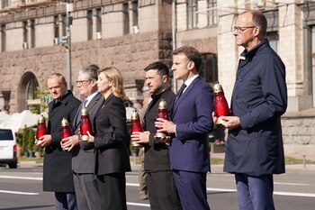 Los mandatarios asistieron a un