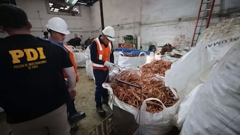 La policía desbarató la mayor banda de ladrones de cobre de Chile: lo exportaban a China