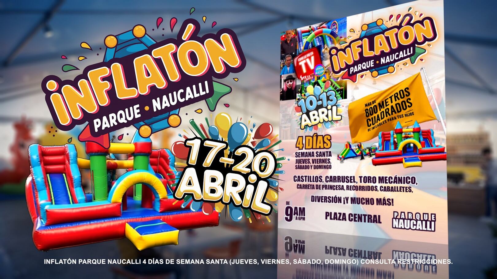 Programa del evento de Inflatón 2025