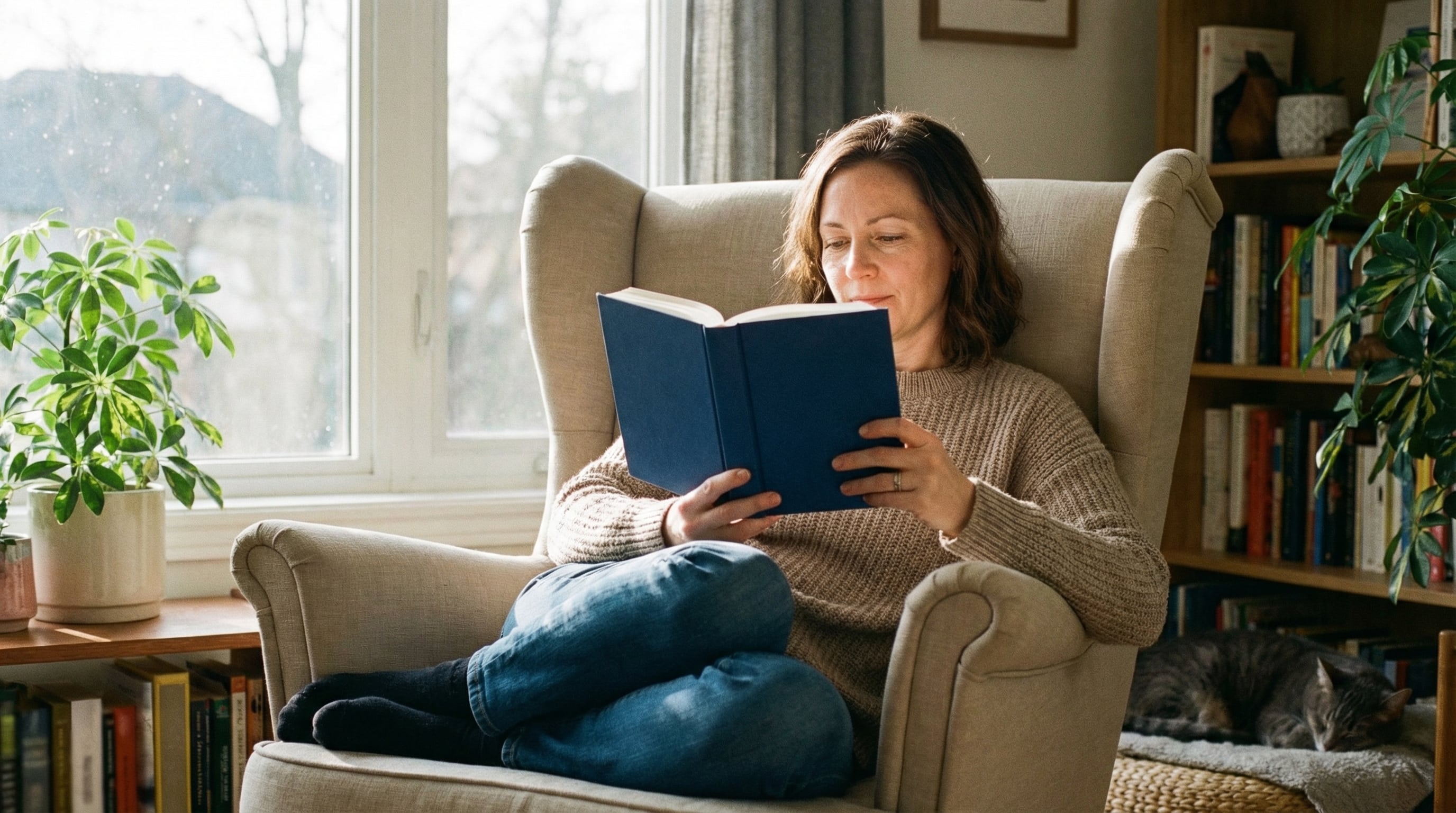 Leer por placer incrementa la autoeficacia y la sensación de conexión social, beneficiando el bienestar emocional (Imagen Ilustrativa Infobae)