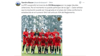 CD Moquegua perdió la licencia