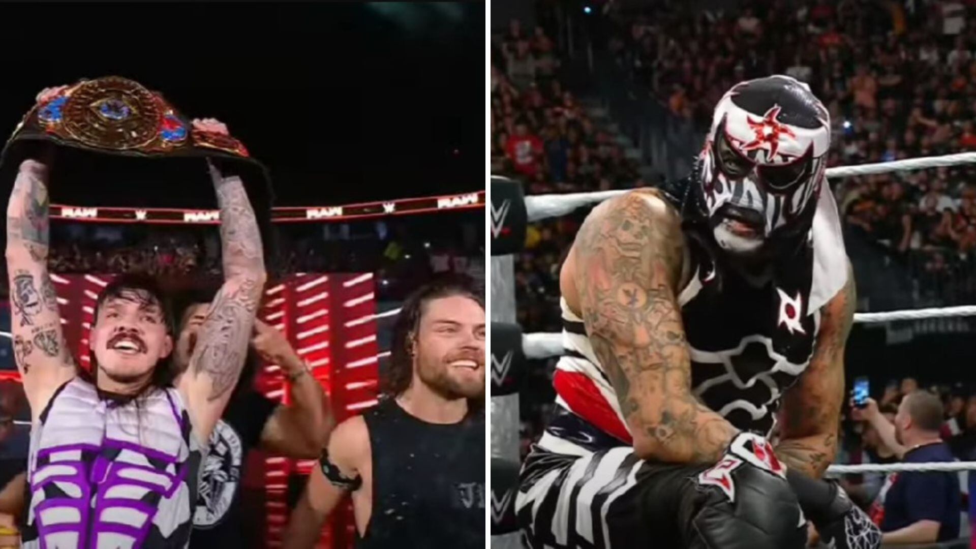 Dominik retuvo el título tras la ayuda de JD McDonagh. (YouTube / WWE)