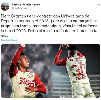 El periodista deportivo Gustavo Peralta