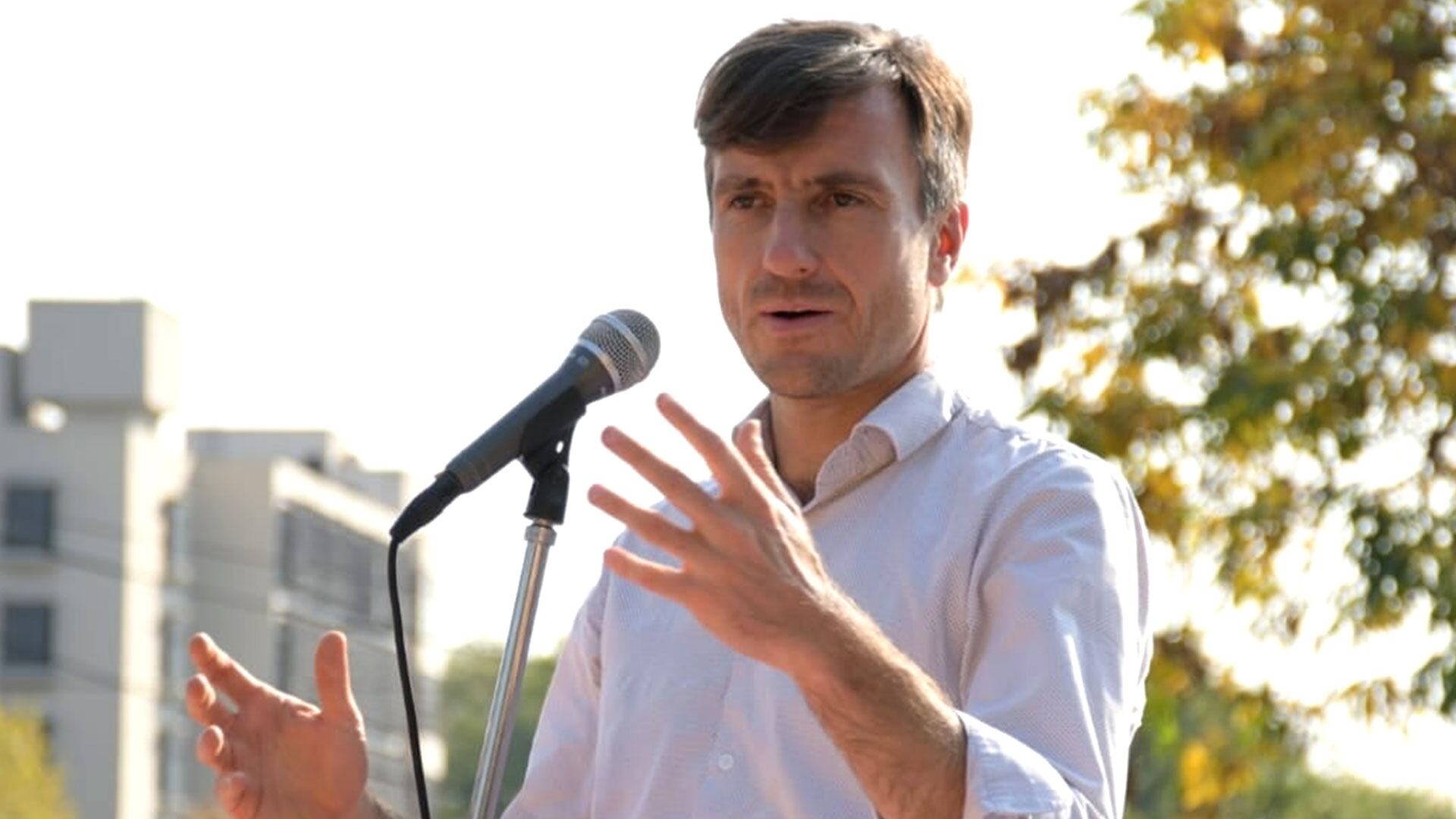 El intendente de Morón, Lucas Ghi