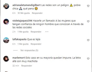 Usuarios comentan a información de