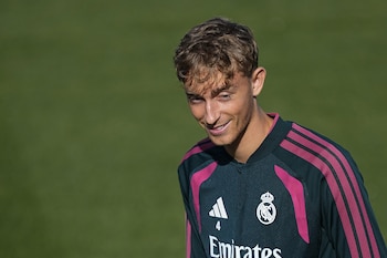 25/08/2026 Dean Huijsen during the training day of Real Madrid ahead the Spanish League, LaLiga EA Sports, football match against Real Sociedad at Ciudad Deportiva Real Madrid on August 25, 2026, in Valdebebas, Madrid, Spain.
DEPORTES
Oscar J. Barroso / AFP7 / Europa Press
