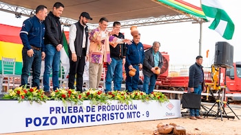 El Gobierno de Bolivia inició las pruebas del pozo Montecristo-9 en Santa Cruz