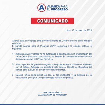 Comunicado APP.