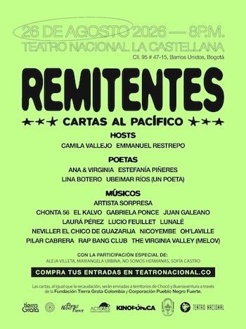 Las cartas de ‘Remitentes, Cartas al Pacífico’ llegarán a Chocó y Buenaventura junto con la ayuda recaudada - crédito cortesía