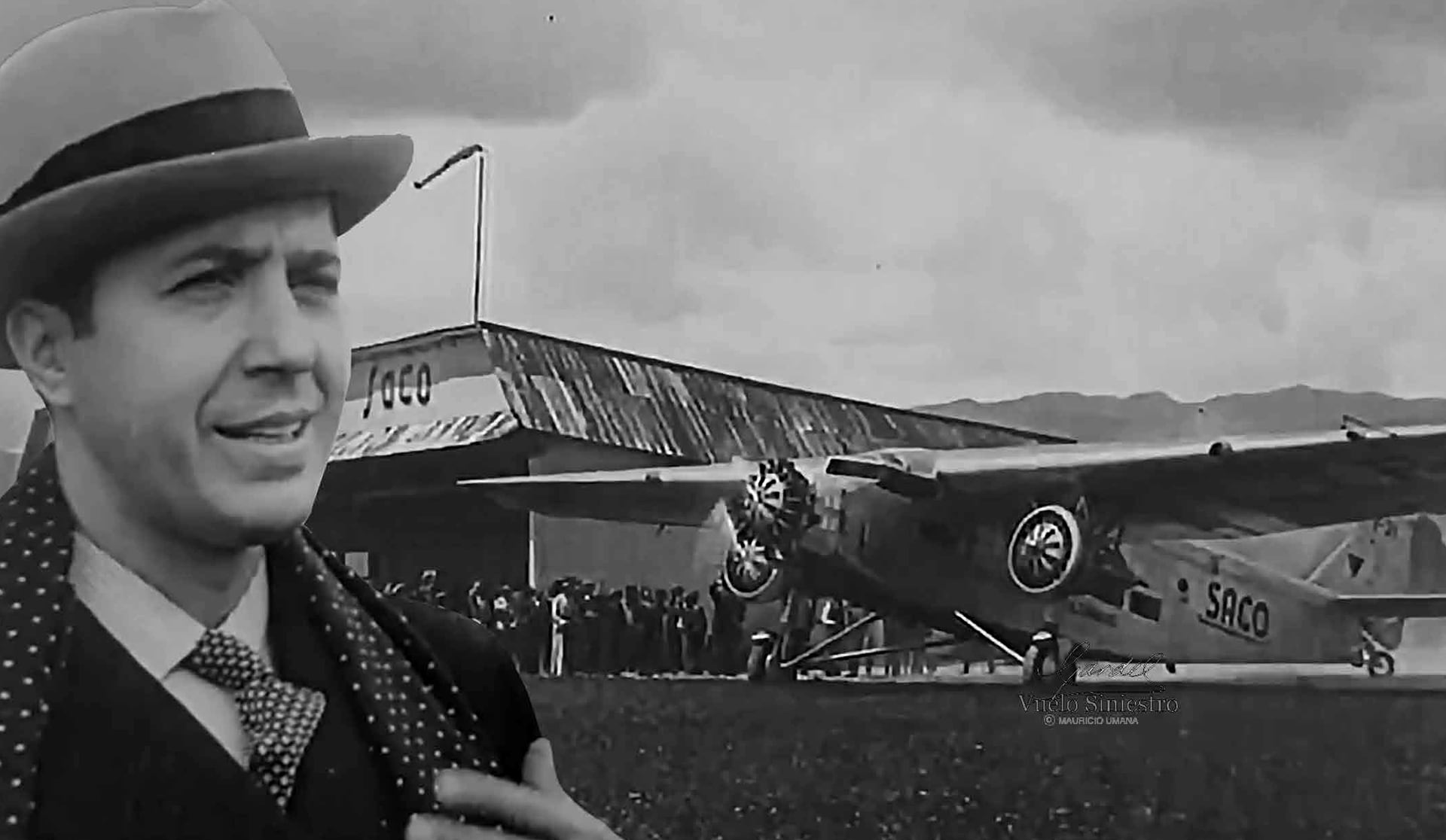 Carlos Gardel es recordado por el paso por el Luna Park y el cortejo por la avenida Corrientes hacia Chacarita como una de las mayores movilizaciones de su época (Fundación Internacional Carlos Gardel)