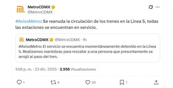 (X/ @MetroCDMX)