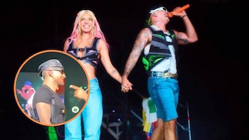 Feid se habría referido a la relación con Karol G durante su reciente concierto en Bogotá: “Me dejó”