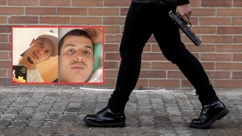 Dos hermanos que regresaban de