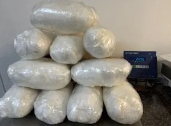 Metanfetamina decomisada en Eagle Pass