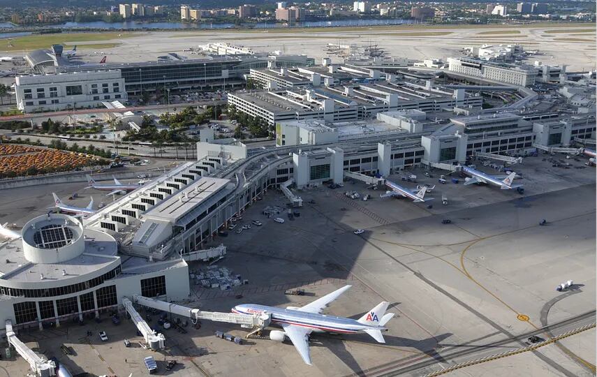 Con 55,3 millones de pasajeros anuales, MIA se posiciona como el octavo aeropuerto más transitado de Estados Unidos