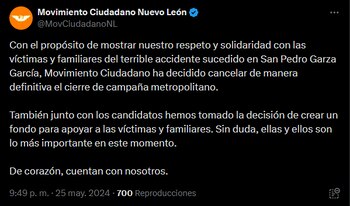 MC comunicado en NL foto: