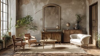 Diseño ecléctico, estanterías llenas, decoración acogedora, jarrones, decoración romántica, lámparas clásicas, cojines florales, cuadros vintage - (Imagen Ilustrativa Infobae)