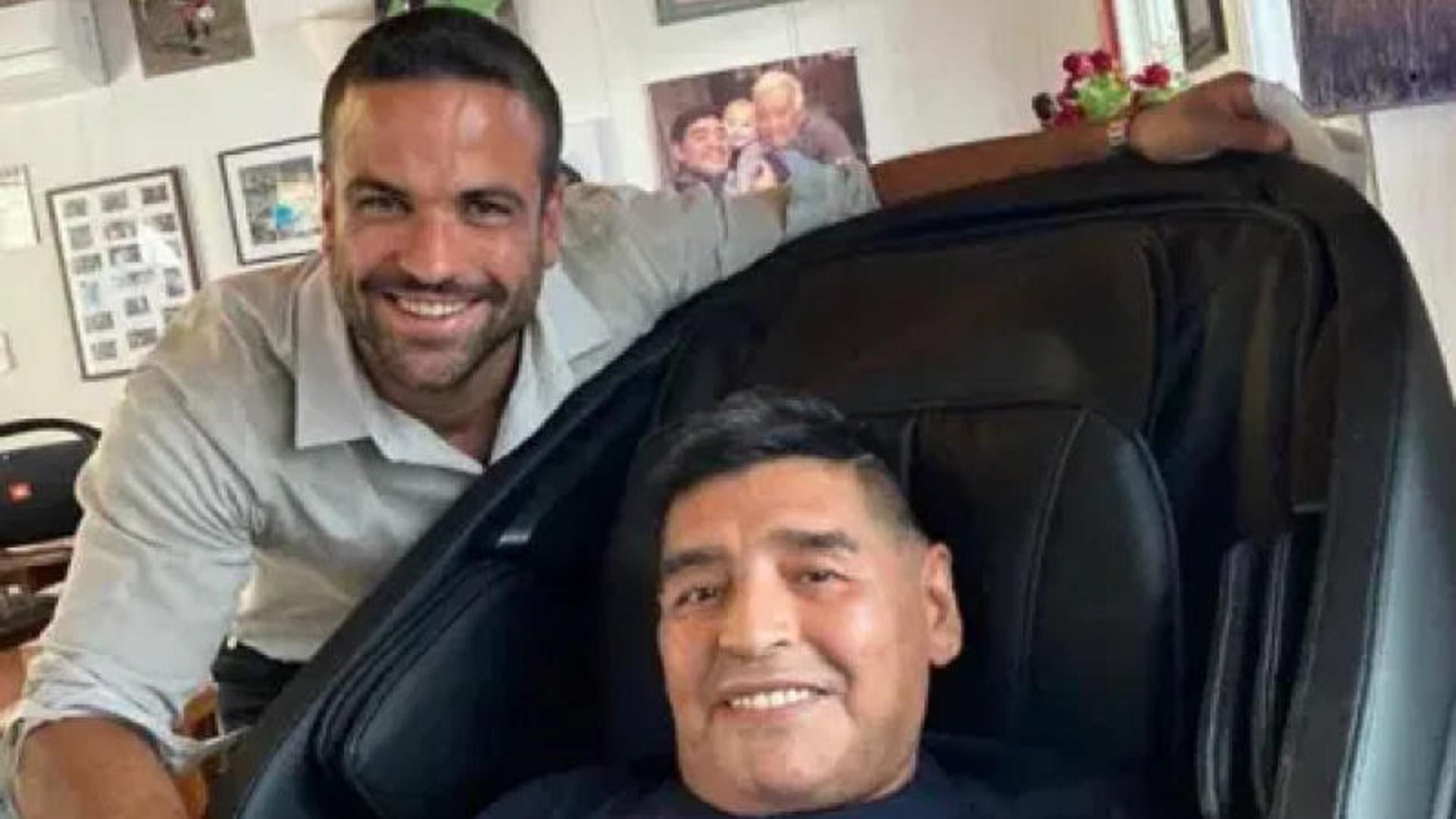 Carlos Díaz y Diego Maradona