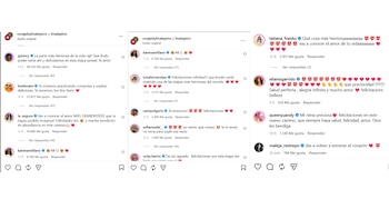 Varias celebridades reaccionaron al anuncio de Lina Tejeiro - crédito @linatejeiro / Instagram
