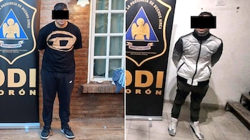 Los detenidos habían sido interceptados