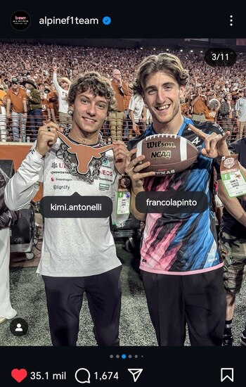 El desliz que tuvo Alpine