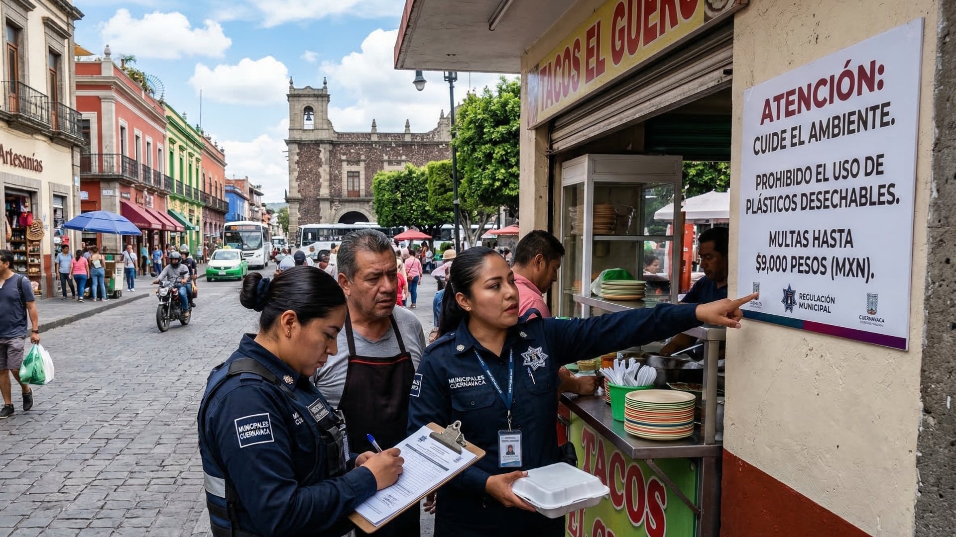 Las multas van d elos 500 a los 9 mil pesos. (Imagen ilustrativa IA Infobae México)