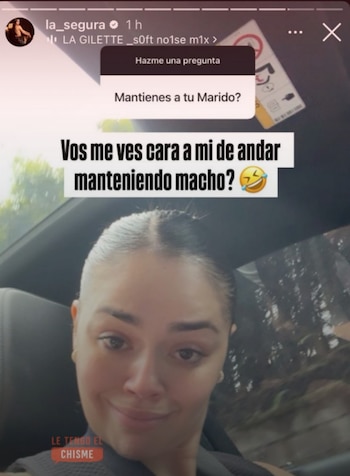 La Segura respondió con humor