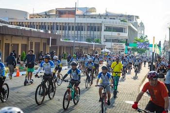 MOPT pedaleada Centro Histórico