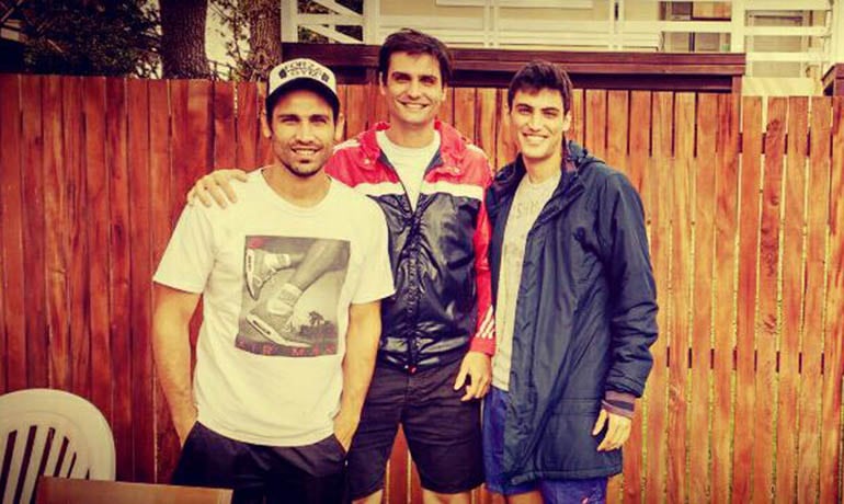 Los hermanos Martín, Ignacio y Juan Cruz Ibáñez.