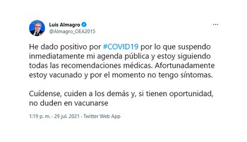 El mensaje de Luis Almagro