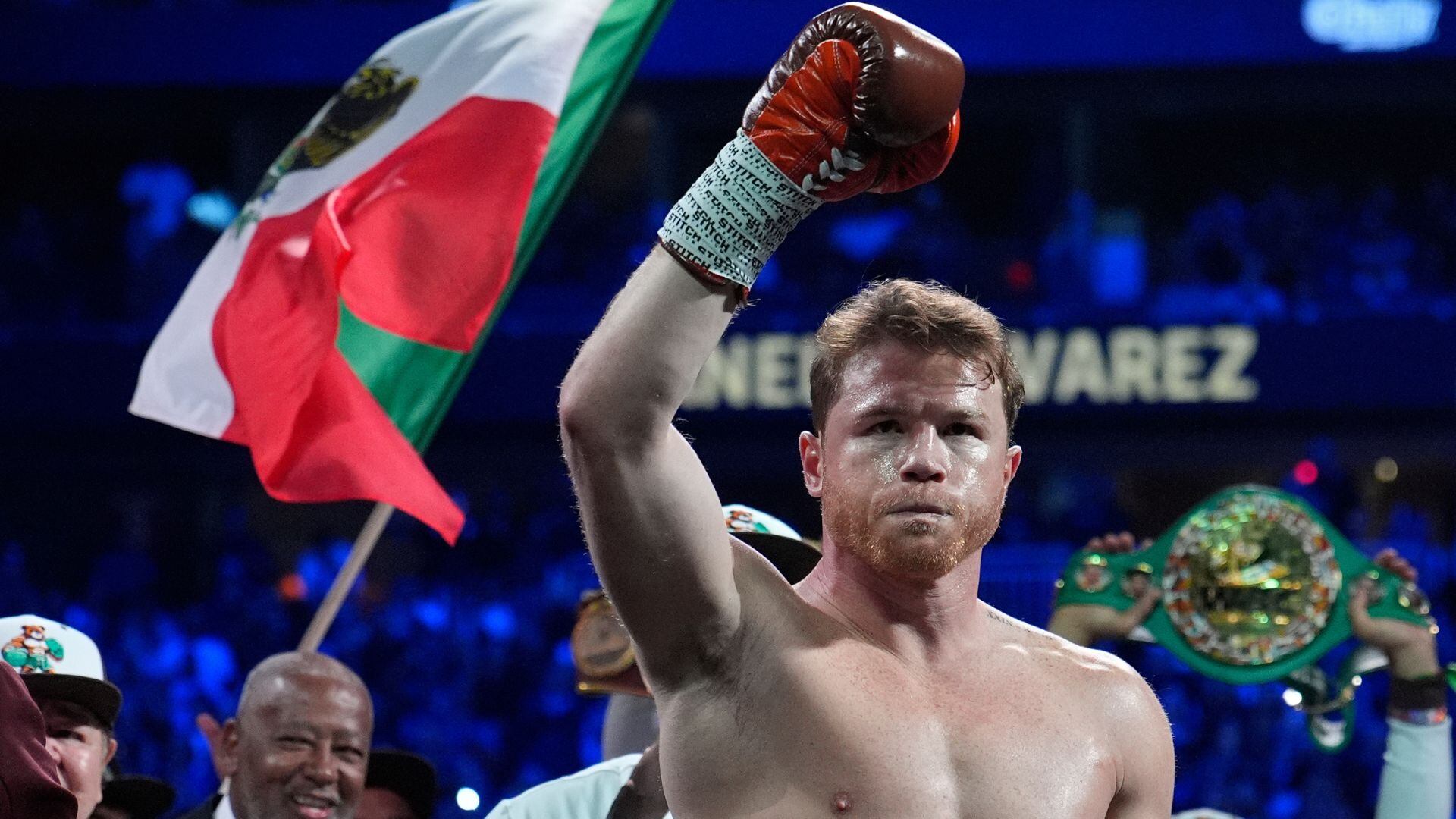 Canelo Álvarez peleará el próximo 3 de mayo en Arabia Saudita (AP Foto/John Locher, archivo)