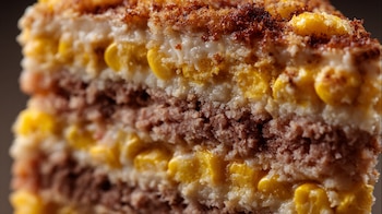 Un pastel que fusiona la