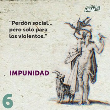 Sobre la “impunidad” la congresista
